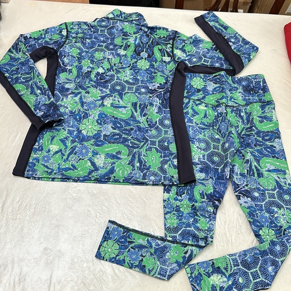 PMX 3.0 SUPER MIDWEIGHT BASELAYER SET- Floral Iodalite Print - Picture 2 of 16